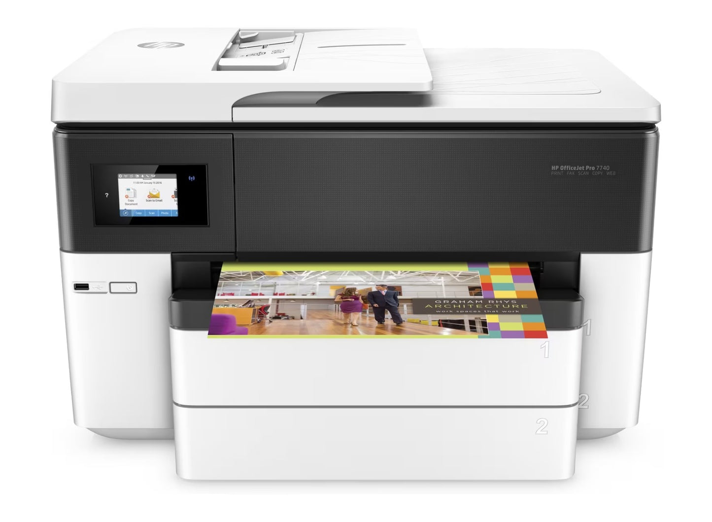 HP OfficeJet Pro 7740 Wide Format All-in-One Printer